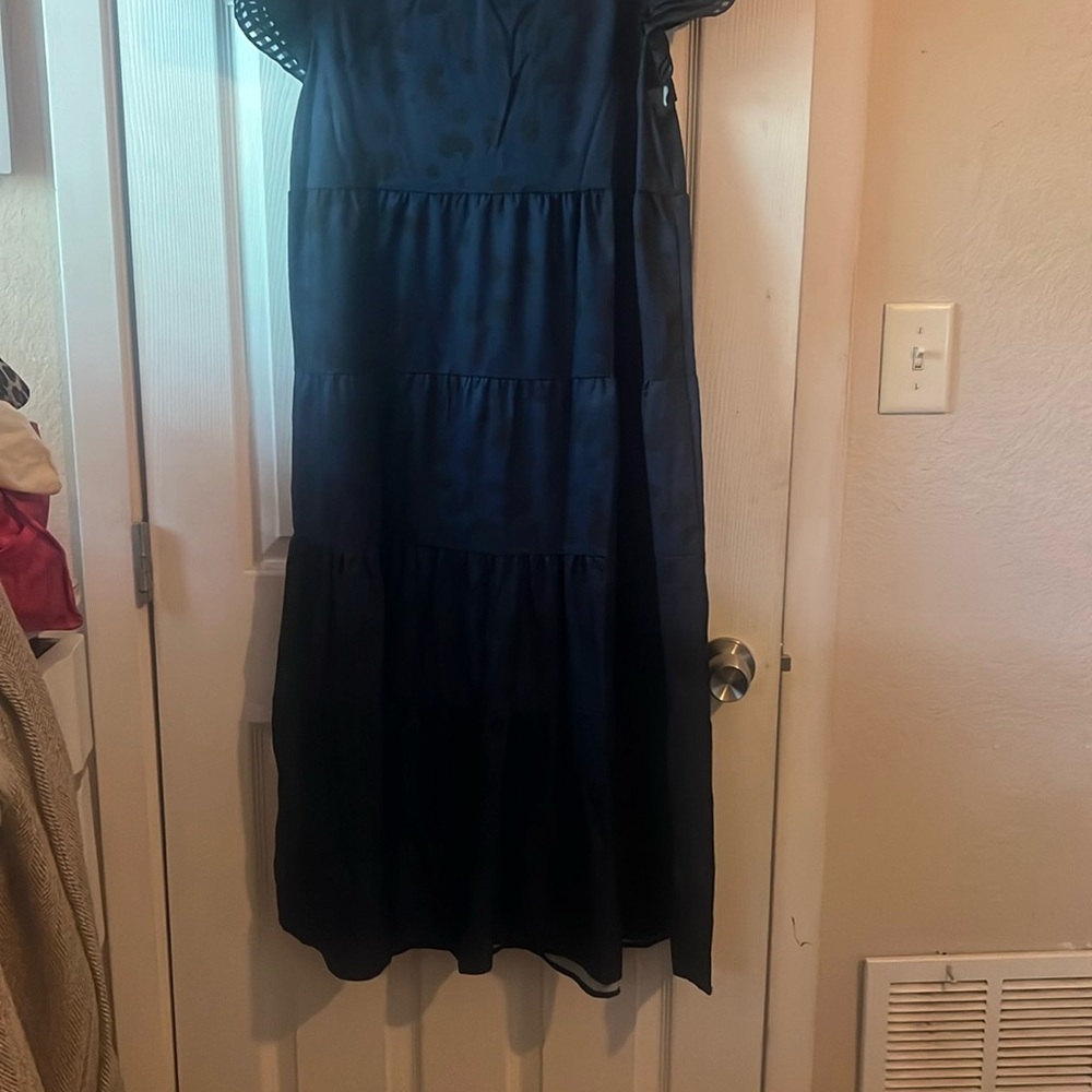 Elegant Navy Blue Dress